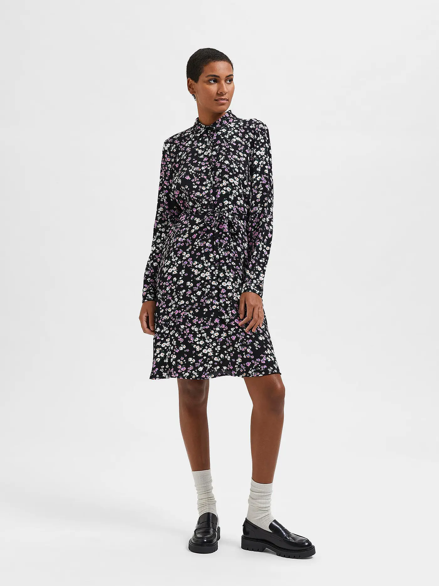 SELECTED FEMME | Hemdblusenkleid SLFFIOLA | 